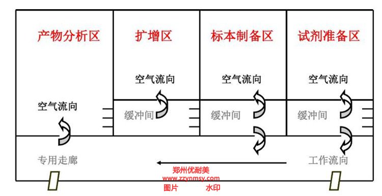 PCR实验室功能布局